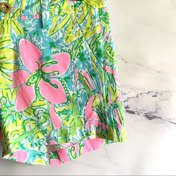 Lilly Pulitzer Callahan Shorts Coconut Jungle Size 00 19280 - Picture 2 of 7